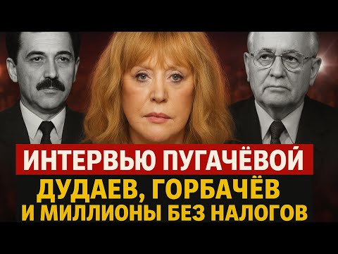 Видео: ИНТЕРВЬЮ ПУГАЧЁВОЙ: ДУДАЕВ, ГОРБАЧЁВ И МИЛЛИОНЫ БЕЗ НАЛОГОВ
