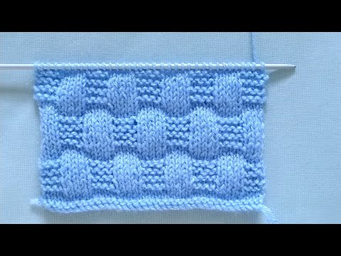 Видео: Узор для вязания крючком «корзинка» для мужского свитера, детского свитера, одеяла.