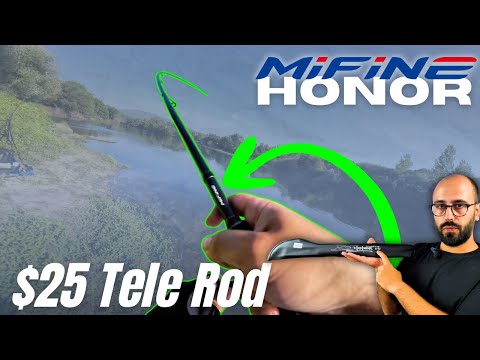 Видео: Готов к рыбалке: распаковка и полевые испытания телескопического удилища Mifine Honor