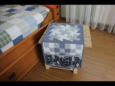 Видео: Лоскутное шитье. Блок Флик Фляк (Twister Block). Пэчворк для начинающих. Cалфетка. Сидушка на стул.