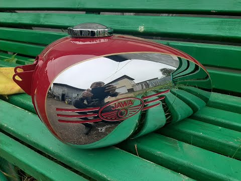 Видео: Бензобак окраска Ява 360 часть 13