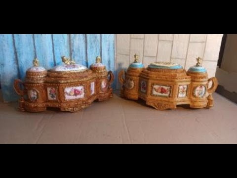 Видео: ЧАСТЬ 3.Шкатулка из картона,необычной формы.