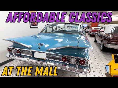Видео: Доступные классические автомобили в Classic Auto Mall | Цены на автомобили Chevy, Ford, Mopar, Po...