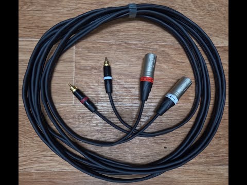Видео: Изготовление кабеля 2xXLR Male - 2xRCA. DIY.