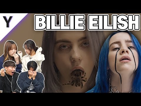 Видео: Корейская реакция на «Billie Eilish» впервые.