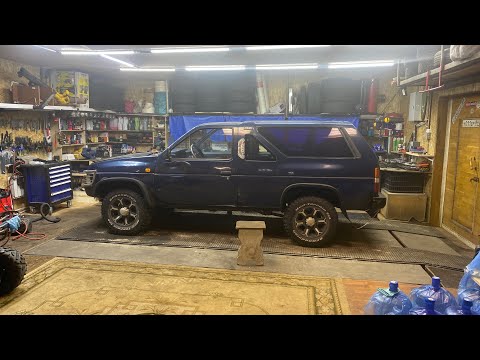 Видео: Ниссан Терано 1 замена пружин и регулировка торсеонов.