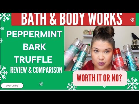 Видео: Трюфель с корой перечной мяты в Bath and Body Works! Купить или пропустить? Полный обзор и сравне...