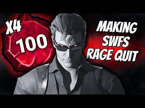 Видео: P400 SWF RAGE ВЫХОДИТ из игры против моего Вескера | Dead by Daylight