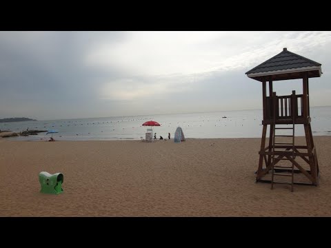 Видео: Китай,Бэйдайхэ.Центр,рынок,китайское кафе и Желтое море.08 сентября 2024 года.