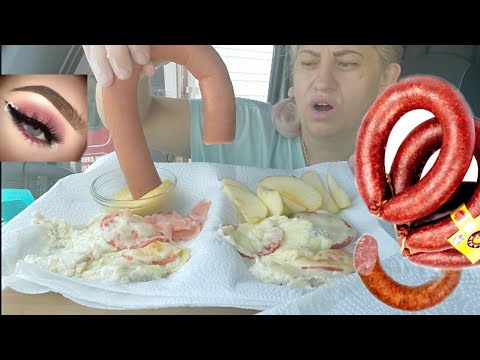 Видео: MUKBANG Польская Колбаса и Рыба по Французски - Мое отношение к косметике,Ланч с ЛВ, 22