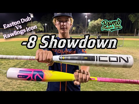 Видео: -8 Showdown | EASTON DUB против RAWLINGS ICON | Обзор USSSA Bat