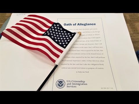 Видео: Гражданство США!!! Торжественная церемония!!!
