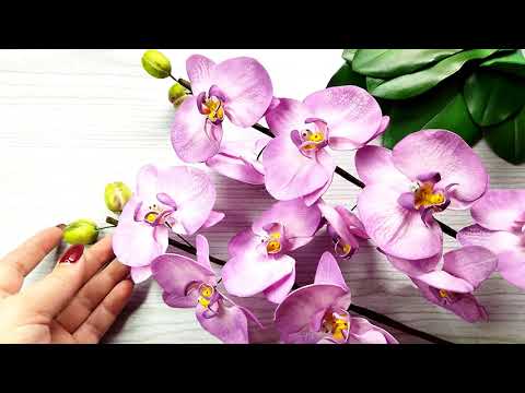 Видео: МК/Орхідея з фоамірану 🥰 Робота з молдами 😍 Цікаво і гарно ❤️!!!