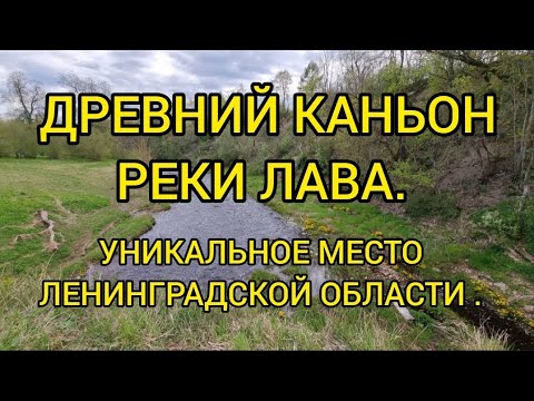Видео: Древний каньон реки Лава. Уникальное место Ленинградской  области.