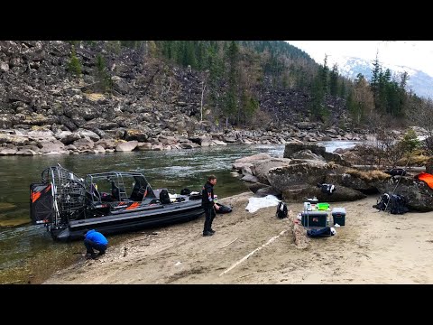 Видео: Река Пезо на АЭРОЛОДКЕ SIBEX | Верховья | Рыбалка и ОТДЫХ