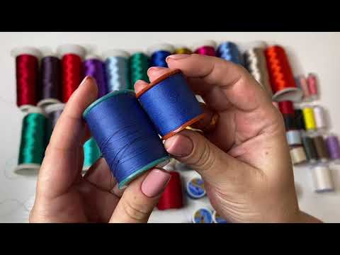 Видео: Нитки для стежки и шитья (которые использую я)