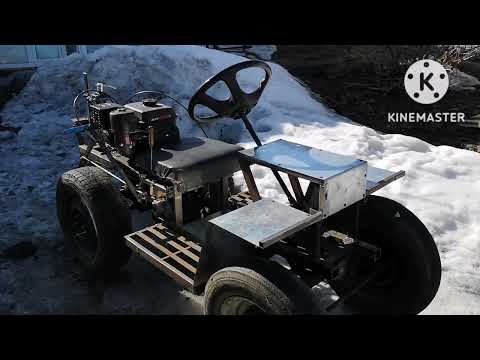 Видео: Адаптер с мотоблоком начинают приносить пользу.