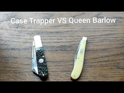 Видео: Сравнение Case Slimline Trapper и Queen Barlow
