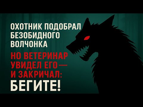 Видео: Охотник подобрал безобидного волчонка, но ветеринар закричал "Немедленно убегайте!"
