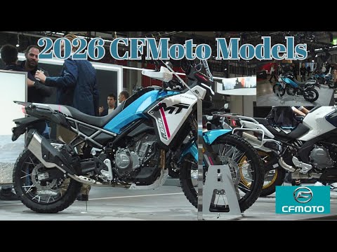 Видео: CFMoto 2026: прототипы 1000MT-X и SR-RR V4, новые модели представлены в Милане
