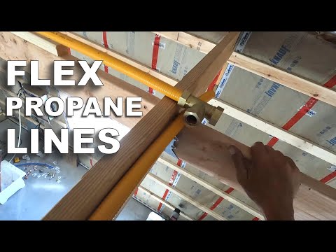 Видео: Как установить газопроводы Pro-Flex [пропан или природный газ]