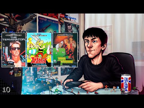 Видео: Сега Мега Гаунтлет #10: The Terminator, Asterix and The Great Rescue, Side Pocket