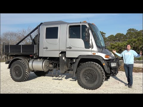 Видео: Этот огромный Unimog U500 - самый крутой сумасшедший пикап Mercedes