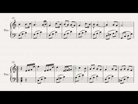 Видео: ABBA "Happy new year" / "Счастливого нового года" (ноты для фортепиано)