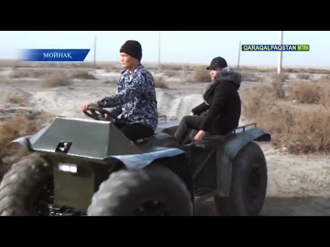 Видео: Мойнақшы Алёша қолдан машина ислеп алды