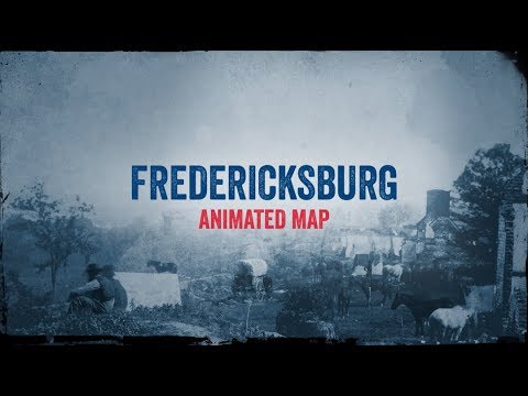 Видео: Фредериксбург: анимированная карта битвы