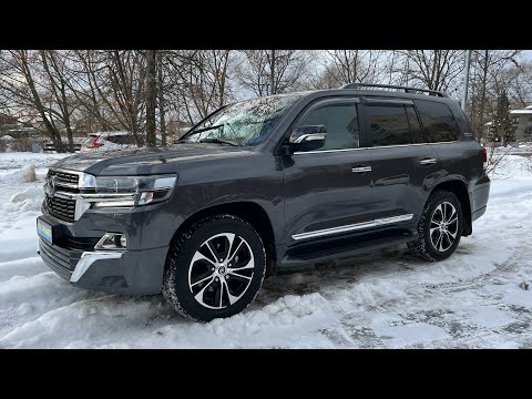 Видео: Toyota Land Cruiser 200 4.6i - 309лс,  2021г, 2.700км, максималка, 12.000.000 рублей.