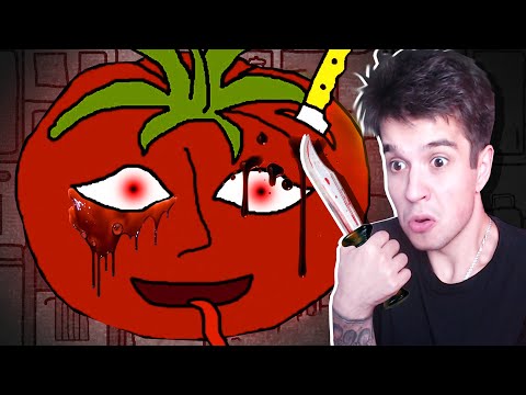 Видео: ЗАРЕЗАТЬ МИСТЕРА ПОМИДОРА ЭТО УЖАСНАЯ ИДЕЯ... - Mr.Tomatos