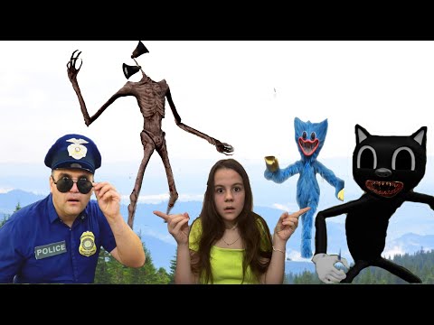 Видео: Сиреноголовый и Хаги ваги против Игры в Кальмара Кто предатель Siren Head & Cartoon cat