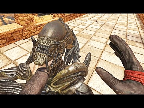 Видео: Чужой в Blade and Sorcery
