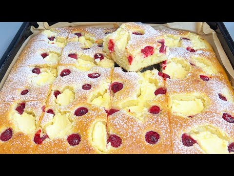 Видео: Это самый Вкусный и Быстрый пирог Который я готовила!Большой и Сочный!Просто и очень вкусно!