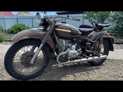 Видео: Урал м-63 1970 года . 620 км пробега за 55 лет.