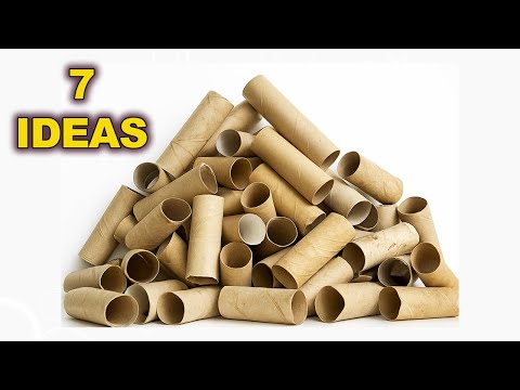 Видео: 7 отличных идей! Что можно сделать из бумажных рулонов?
