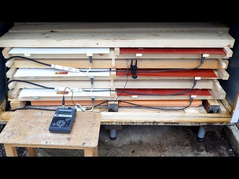 Видео: Сушка древесины: инфракрасная сушилка Flexyheat