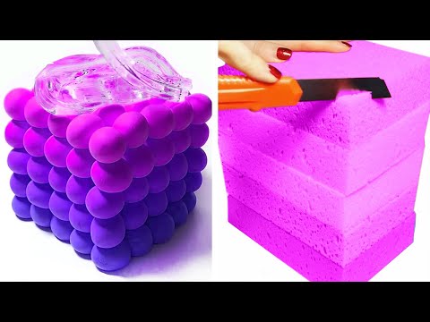 Видео: 1-часовая подборка необычно удовлетворяющих видео со слаймами АСМР без музыки - Расслабляющие слаймы