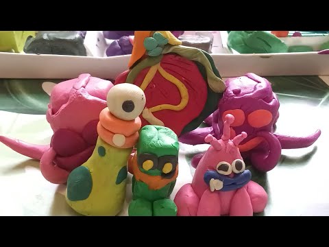 Видео: Лепим Терри и Циклопа ( Пластилин Залипаки )