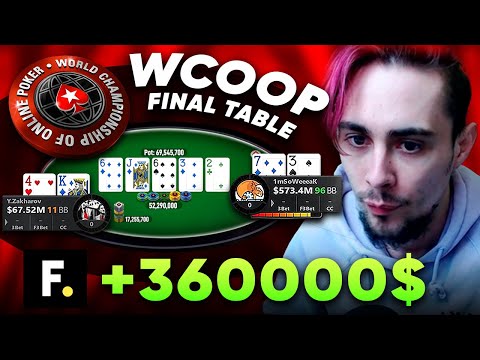 Видео: Lorem WCOOP $530 РАЗБОР ФИНАЛКИ Игрок FunFarm Y.Zakharov ЗАНОС +360 000$ Покер МТТ