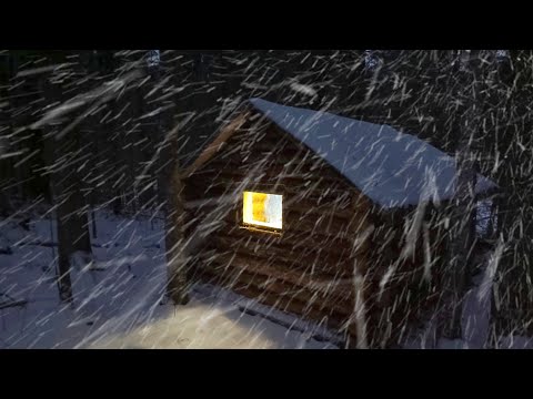 Видео: НОЧЬ В ИЗБУШКЕ В СИЛЬНУЮ МЕТЕЛЬ. ОДИН В ТАЙГЕ, ПРО "ВЫЖИВАНИЕ" и ТАЁЖНЫЙ БЫТ.