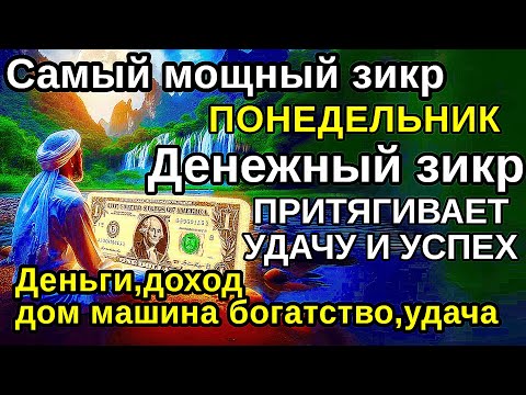 Видео: Самый мощный ПОНЕДЕЛЬНИК  ДЗИКИР, ПРИВЛЕКАЮЩИЙ ДЕНЬГИ И БОГАТСТВО, СИЛЬНАЯ ДУА ДЛЯ УСПЕХА И УДАЧИ