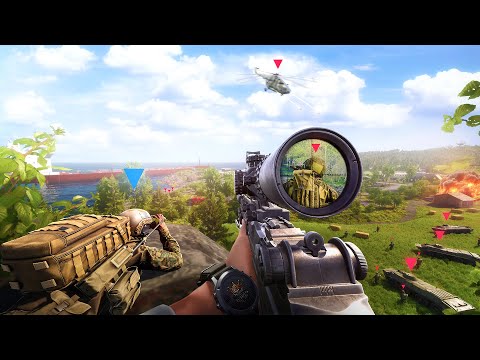 Видео: Настоящая команда снайперов против всей их армии! — Arma Reforger