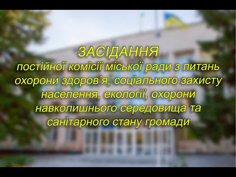 Видео: Засідання соціальної комісії Жовтоводської міської ради 22.10.2024 року