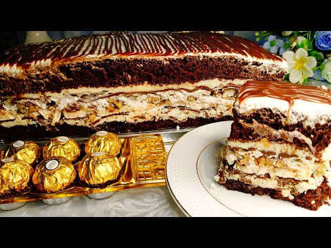 Видео: FERRERO ROSHE/ Ферреро роше пирожниси /💯 ТОРТ ФЕРРЕРО РОШЕ