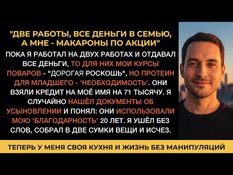 Видео: Я пахал на двух работах с 16 лет — содержал семью, пока нашёл документ об усыновлении