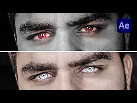 Видео: Как изменить цвет глаз в Adobe After Effects