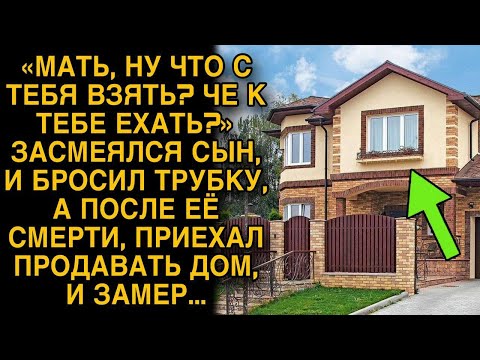 Видео: Сын приехал продавать дом матери и замер...