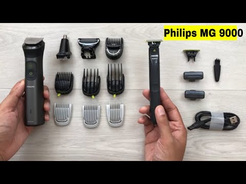 Видео: Philips MG9550/15 — триммер Multigroom 9000 + OneBlade — тестирование и обзор